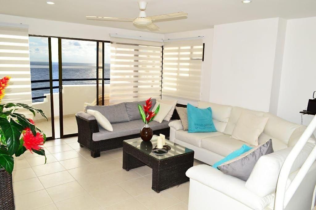 Luxury Frente Al Mar Edificio Marina Del Rey Apartamento Cartagena