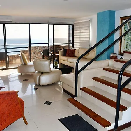 Apartamento Luxury Frente Al Mar Edificio Marina Del Rey Cartagena